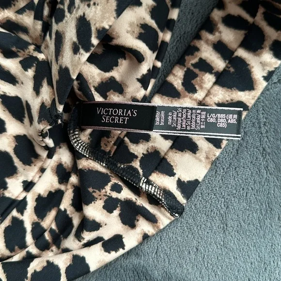 New Victoria’s Secret Leopard Print Unlined Brallete Size Large NWT - Picture 5 of 7